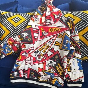 Disney Kids Goofy and Mickey Mouse Colorful Hoodie